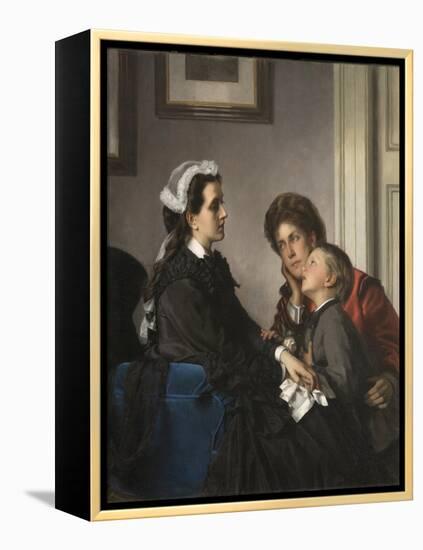 The Governess, C.1865-70 (Oil on Canvas)-Alexandre Cabanel-Framed Premier Image Canvas