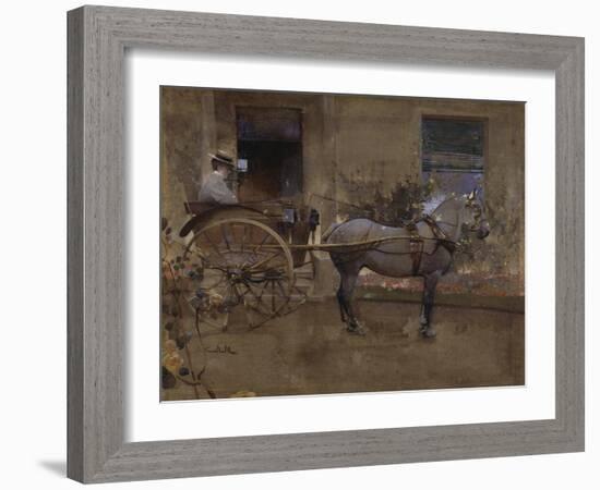 The Governess Cart-Joseph Crawhall-Framed Giclee Print