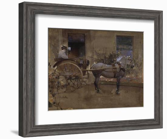 The Governess Cart-Joseph Crawhall-Framed Giclee Print