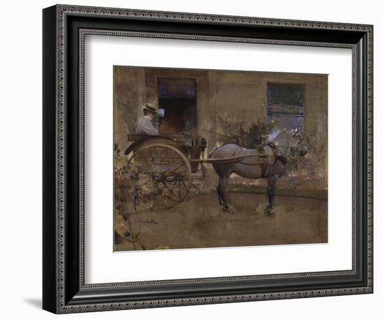 The Governess Cart-Joseph Crawhall-Framed Giclee Print