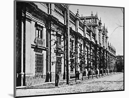 'The Government Palace, Santiago', 1911-Unknown-Mounted Photographic Print
