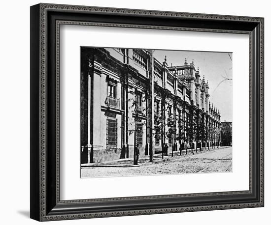 'The Government Palace, Santiago', 1911-Unknown-Framed Photographic Print