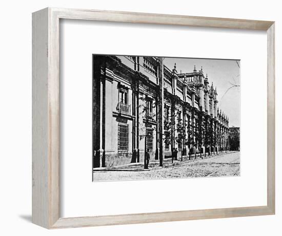 'The Government Palace, Santiago', 1911-Unknown-Framed Photographic Print