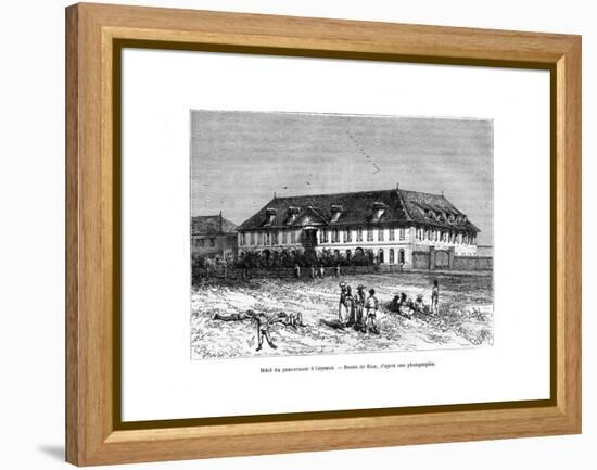 The Governor's House, Cayenne, French Guyana, South America, 19th Century-Edouard Riou-Framed Premier Image Canvas