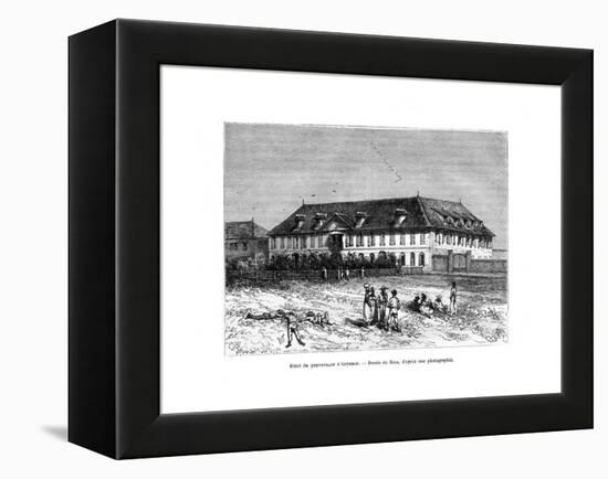 The Governor's House, Cayenne, French Guyana, South America, 19th Century-Edouard Riou-Framed Premier Image Canvas