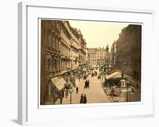 The Graben, Vienna-null-Framed Giclee Print