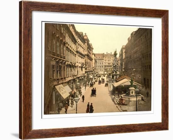 The Graben, Vienna-null-Framed Giclee Print