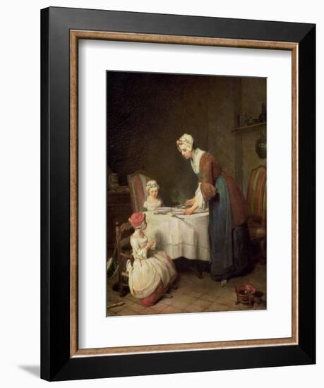 The Grace, 1740-Jean-Baptiste Simeon Chardin-Framed Giclee Print