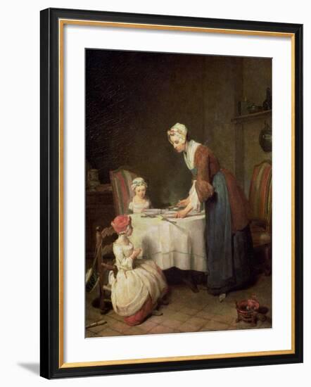 The Grace, 1740-Jean-Baptiste Simeon Chardin-Framed Giclee Print