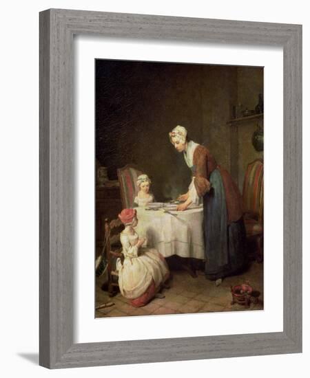 The Grace, 1740-Jean-Baptiste Simeon Chardin-Framed Giclee Print