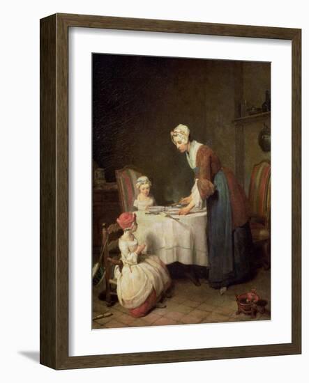 The Grace, 1740-Jean-Baptiste Simeon Chardin-Framed Giclee Print