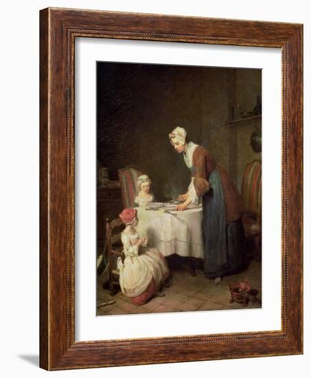 The Grace, 1740-Jean-Baptiste Simeon Chardin-Framed Giclee Print