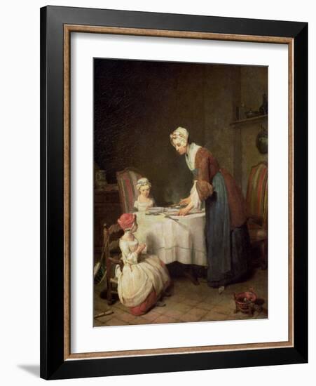 The Grace, 1740-Jean-Baptiste Simeon Chardin-Framed Giclee Print