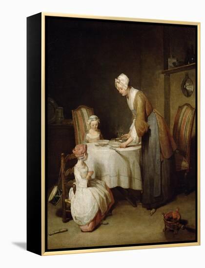 The Grace, 1740-Jean-Baptiste Simeon Chardin-Framed Premier Image Canvas