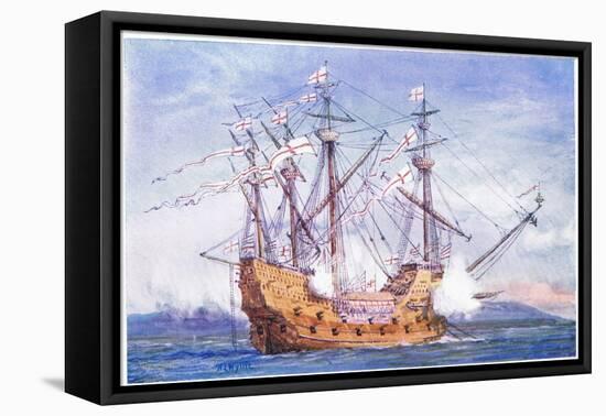 The 'Grace De Dieu' 1515, 1915-William Lionel Wyllie-Framed Premier Image Canvas