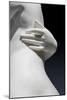 The Graces and Cupid, Detail of the Embrace and a Hand, 1820-22 (Carrara Marble)-Bertel Thorvaldsen-Mounted Giclee Print