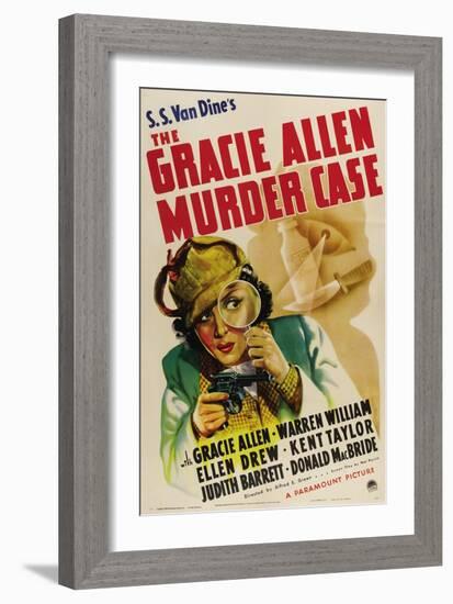 The Gracie Allen Murder Case, Gracie Allen, 1939-null-Framed Art Print