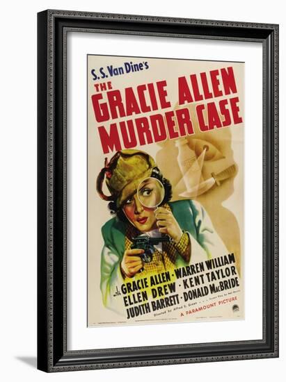 The Gracie Allen Murder Case, Gracie Allen, 1939-null-Framed Art Print