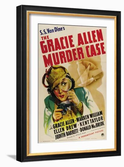 The Gracie Allen Murder Case, Gracie Allen, 1939-null-Framed Art Print