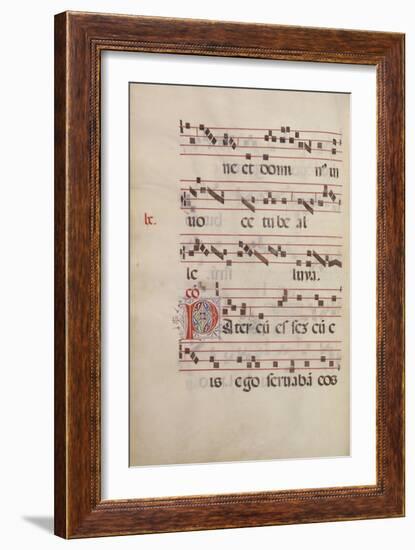 The Gradual. Initial P, C. 1500-Antonio da Monza-Framed Giclee Print