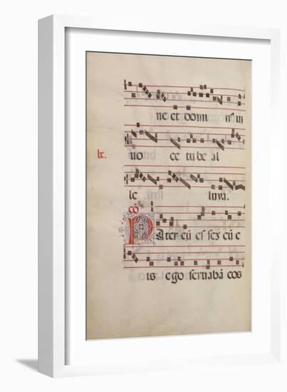 The Gradual. Initial P, C. 1500-Antonio da Monza-Framed Giclee Print