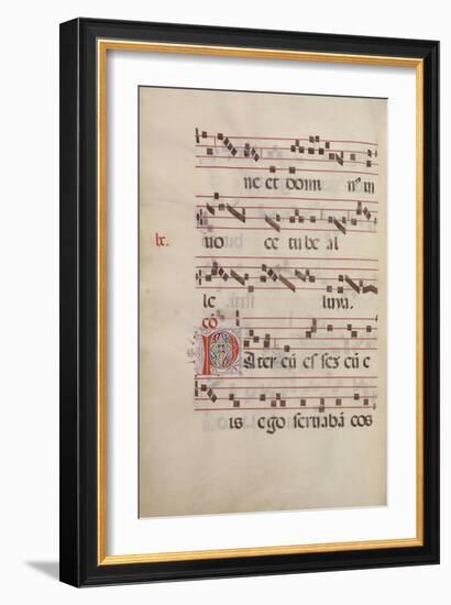 The Gradual. Initial P, C. 1500-Antonio da Monza-Framed Giclee Print