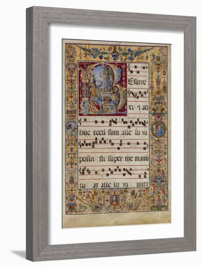 The Gradual. Initial R: the Resurrection, C. 1500-Antonio da Monza-Framed Giclee Print