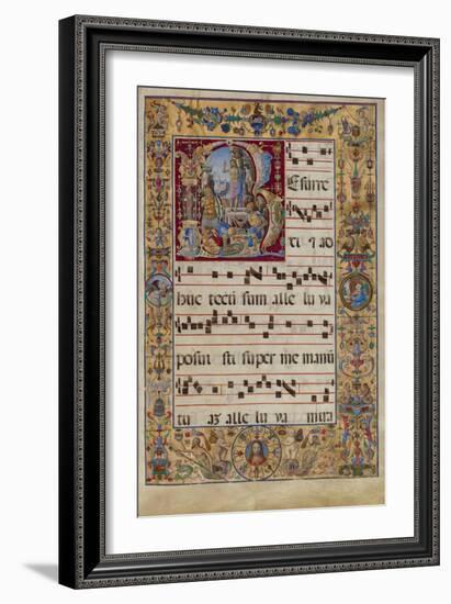 The Gradual. Initial R: the Resurrection, C. 1500-Antonio da Monza-Framed Giclee Print