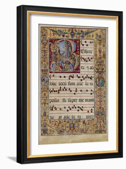 The Gradual. Initial R: the Resurrection, C. 1500-Antonio da Monza-Framed Giclee Print