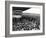 The Graf Zeppelin Airship at Hanworth Aerodrome Surrounded by Onlookers, 1931-null-Framed Photographic Print