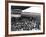 The Graf Zeppelin Airship at Hanworth Aerodrome Surrounded by Onlookers, 1931-null-Framed Photographic Print