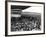 The Graf Zeppelin Airship at Hanworth Aerodrome Surrounded by Onlookers, 1931-null-Framed Photographic Print