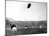 The 'Graf Zeppelin' over Wembley During the F.A. Cup Final-null-Mounted Photographic Print