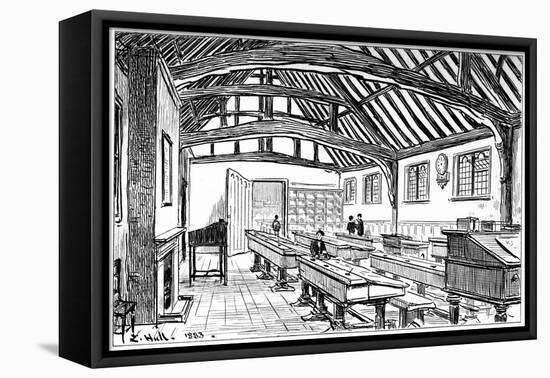 The Grammar School, Stratford-Upon-Avon, Warwickshire, 1885-Edward Hull-Framed Premier Image Canvas