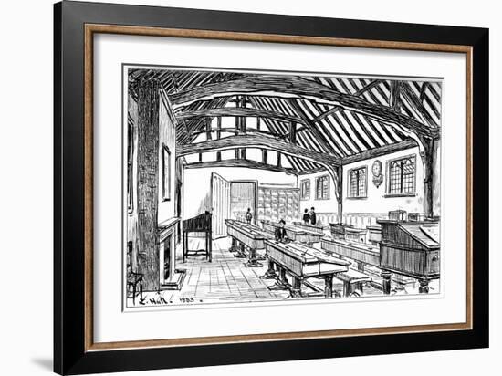 The Grammar School, Stratford-Upon-Avon, Warwickshire, 1885-Edward Hull-Framed Giclee Print