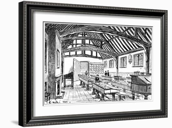 The Grammar School, Stratford-Upon-Avon, Warwickshire, 1885-Edward Hull-Framed Giclee Print