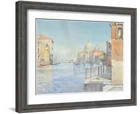 The Gran Canal, Venice, with the Santa Maria Della Salute, 1910-Gunnar Widforss-Framed Giclee Print