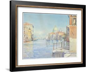 The Gran Canal, Venice, with the Santa Maria Della Salute, 1910-Gunnar Widforss-Framed Giclee Print