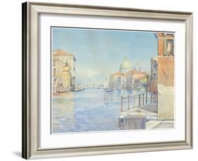 The Gran Canal, Venice, with the Santa Maria Della Salute, 1910-Gunnar Widforss-Framed Giclee Print