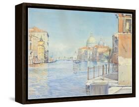 The Gran Canal, Venice, with the Santa Maria Della Salute, 1910-Gunnar Widforss-Framed Premier Image Canvas