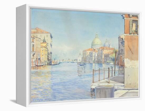 The Gran Canal, Venice, with the Santa Maria Della Salute, 1910-Gunnar Widforss-Framed Premier Image Canvas