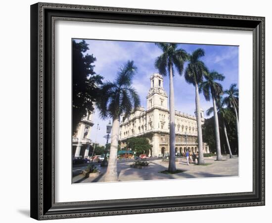 The Gran Teatro De La Habana, Cuba-Greg Johnston-Framed Photographic Print