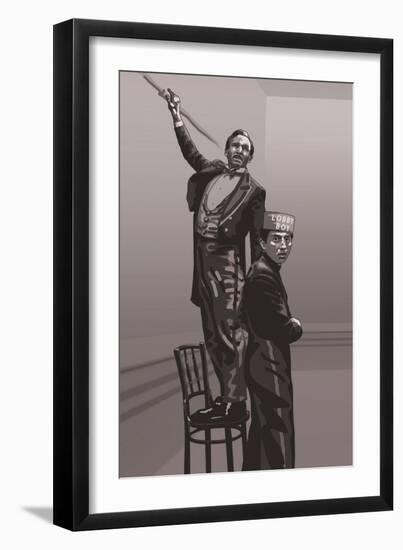 The Grand Budapest Hotel (Digital Art)-Claire Huntley-Framed Giclee Print