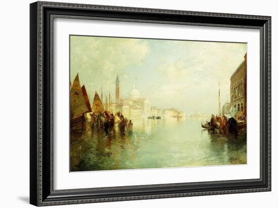 The Grand Canal. 1887-Thomas Moran-Framed Giclee Print