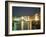 The Grand Canal and Rialto Bridge at Dusk, Venice, Unesco World Heritage Site, Veneto, Italy-Sergio Pitamitz-Framed Photographic Print