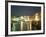 The Grand Canal and Rialto Bridge at Dusk, Venice, Unesco World Heritage Site, Veneto, Italy-Sergio Pitamitz-Framed Photographic Print