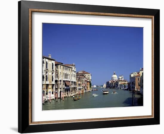 The Grand Canal and San Salute from Accademia Bridge, Venice, Italy-Peter Thompson-Framed Photographic Print
