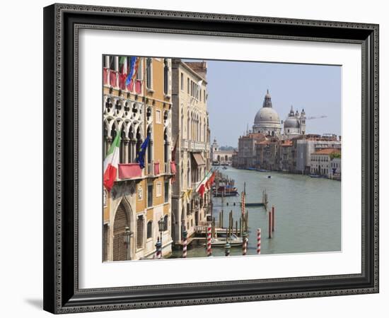 The Grand Canal and the Domed Santa Maria Della Salute, Venice, Veneto, Italy-null-Framed Photographic Print