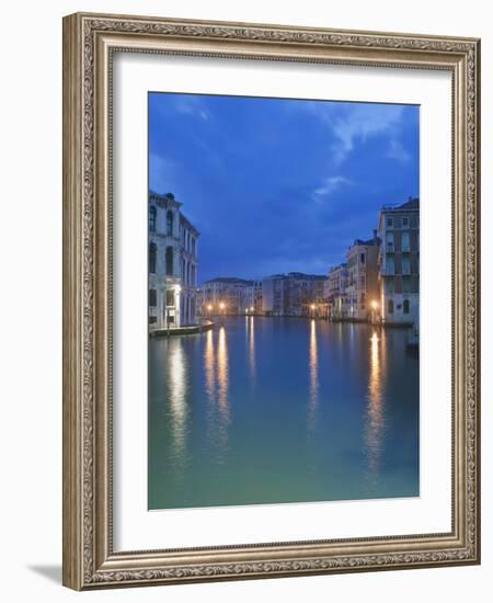 The Grand Canal at Dawn from Rialto Bridge, Venice, Italy-Rob Tilley-Framed Photographic Print