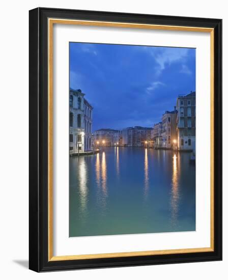 The Grand Canal at Dawn from Rialto Bridge, Venice, Italy-Rob Tilley-Framed Photographic Print